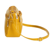 FULEI Crossbody Bags for Women Small Soft PU Leather Ladies Handbags Shoulder Purse - Mustard Yellow